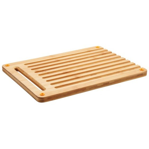 Fiskars Functional Form Set planche à découper le pain et couteau en bambou