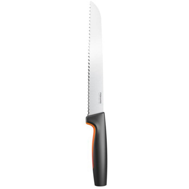 Fiskars Functional Form Set planche à découper le pain et couteau en bambou