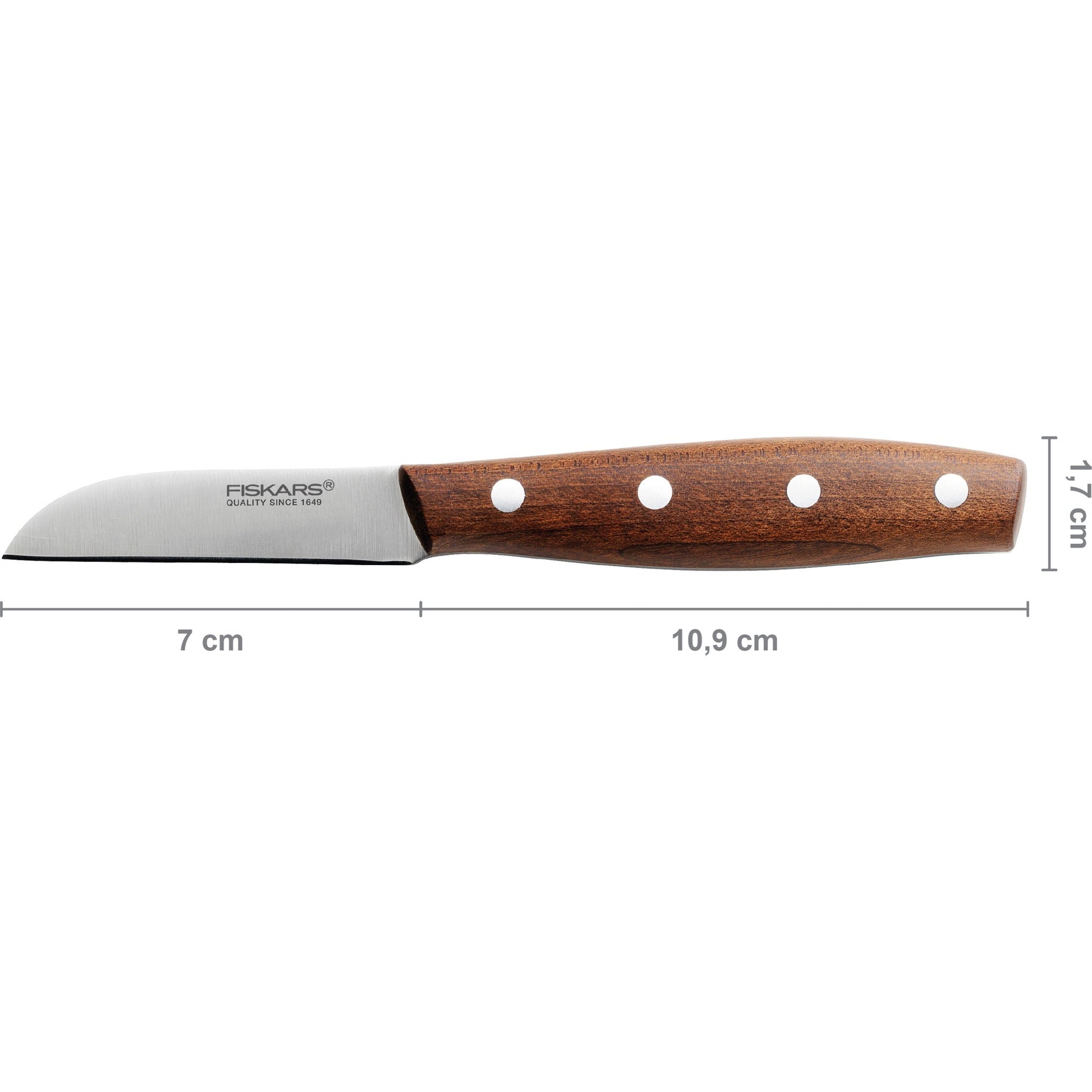 Fiskars Norr couteau à éplucher 7 cm