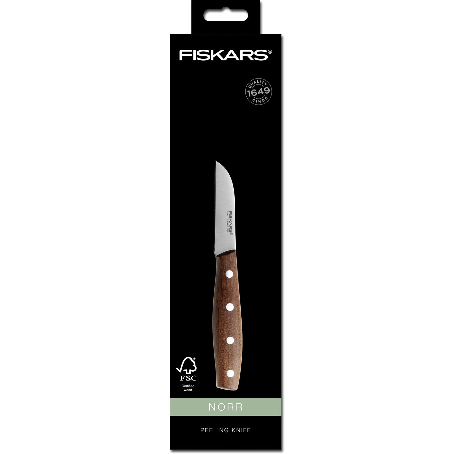Fiskars Norr couteau à éplucher 7 cm