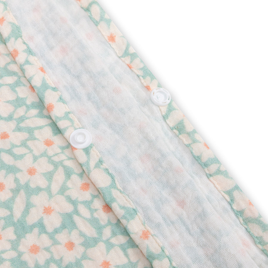 Florish | plage hydrophile verte poncho 52 x 52 cm