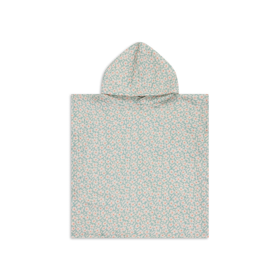 Florish | plage hydrophile verte poncho 52 x 52 cm