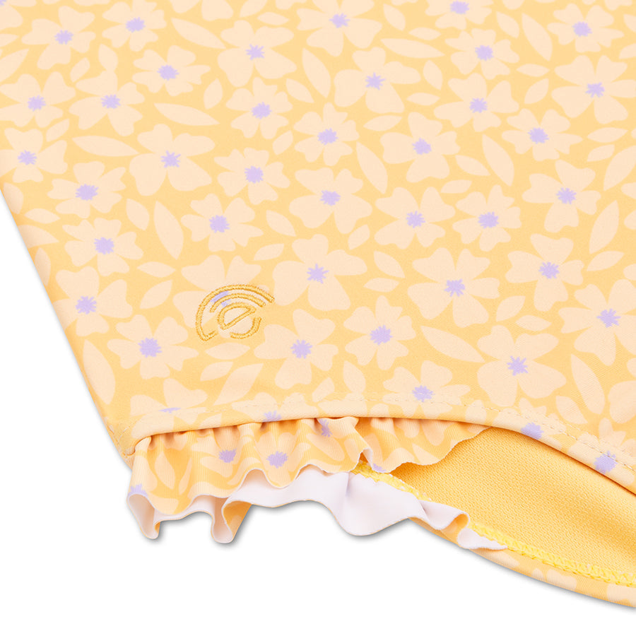 Florish | maillot de bain UV des filles jaunes