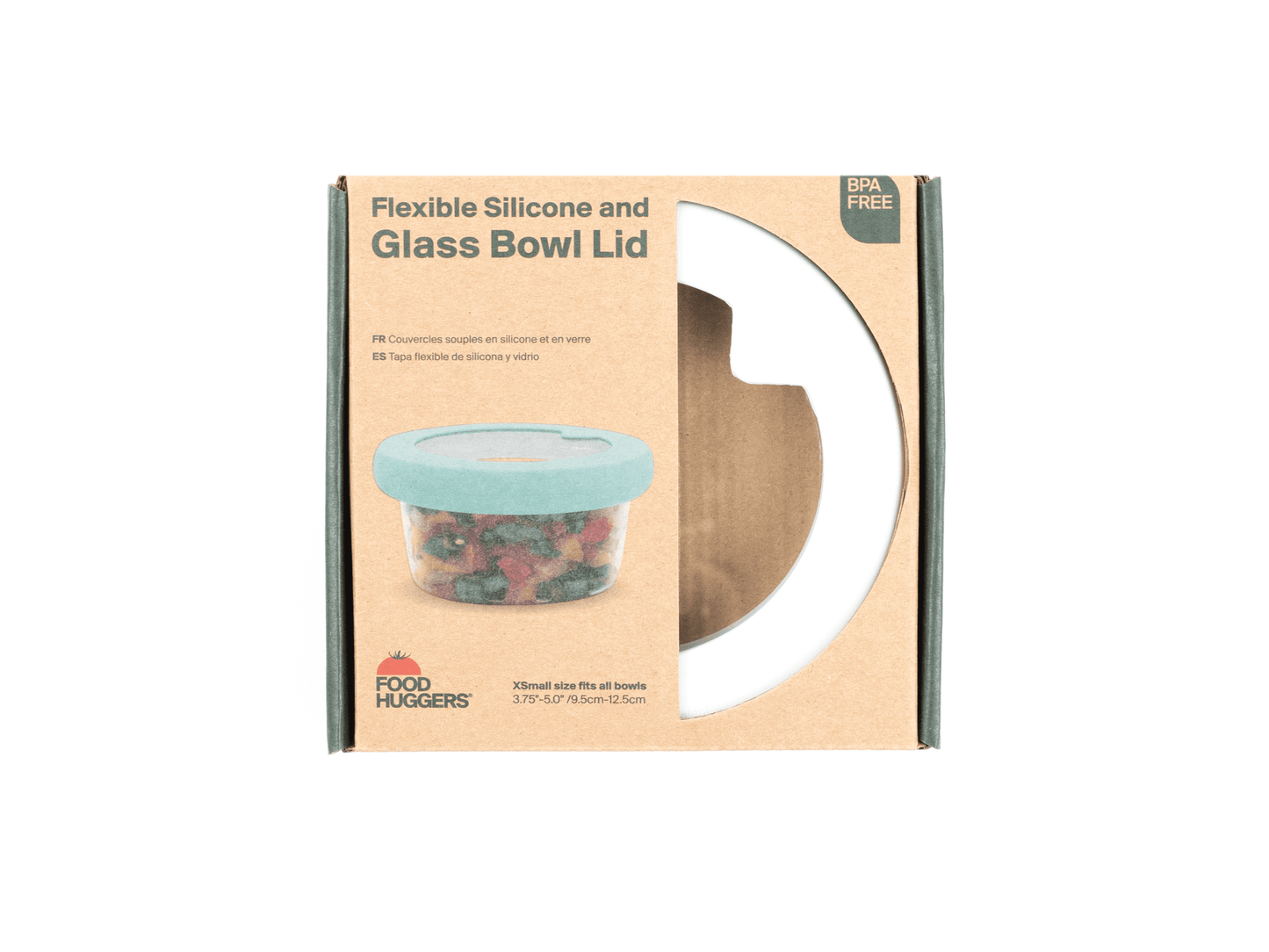 Couvris de silicone à la nourriture blanc xtra petit