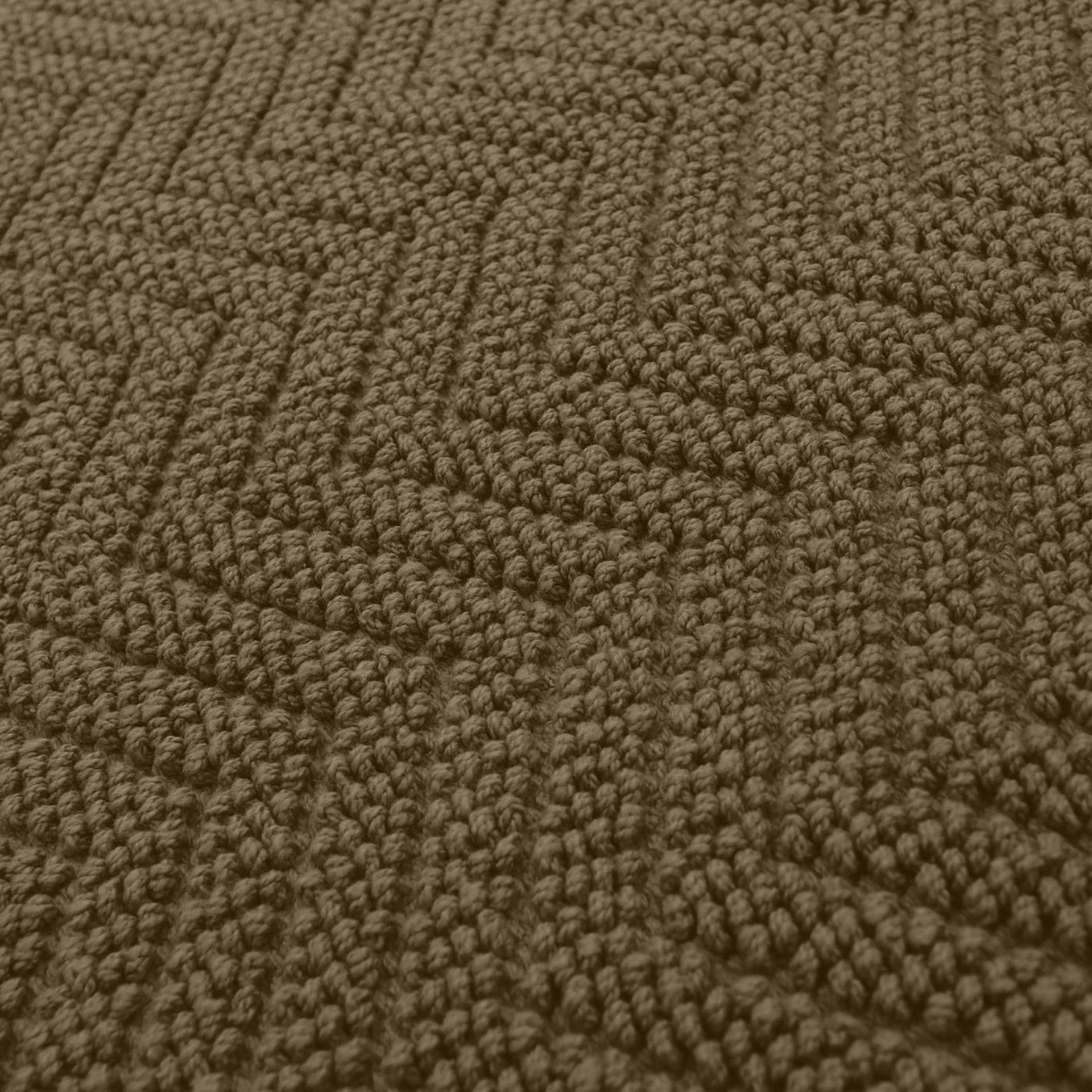 Tapis de bain hollandais formia 50x80cm taupe