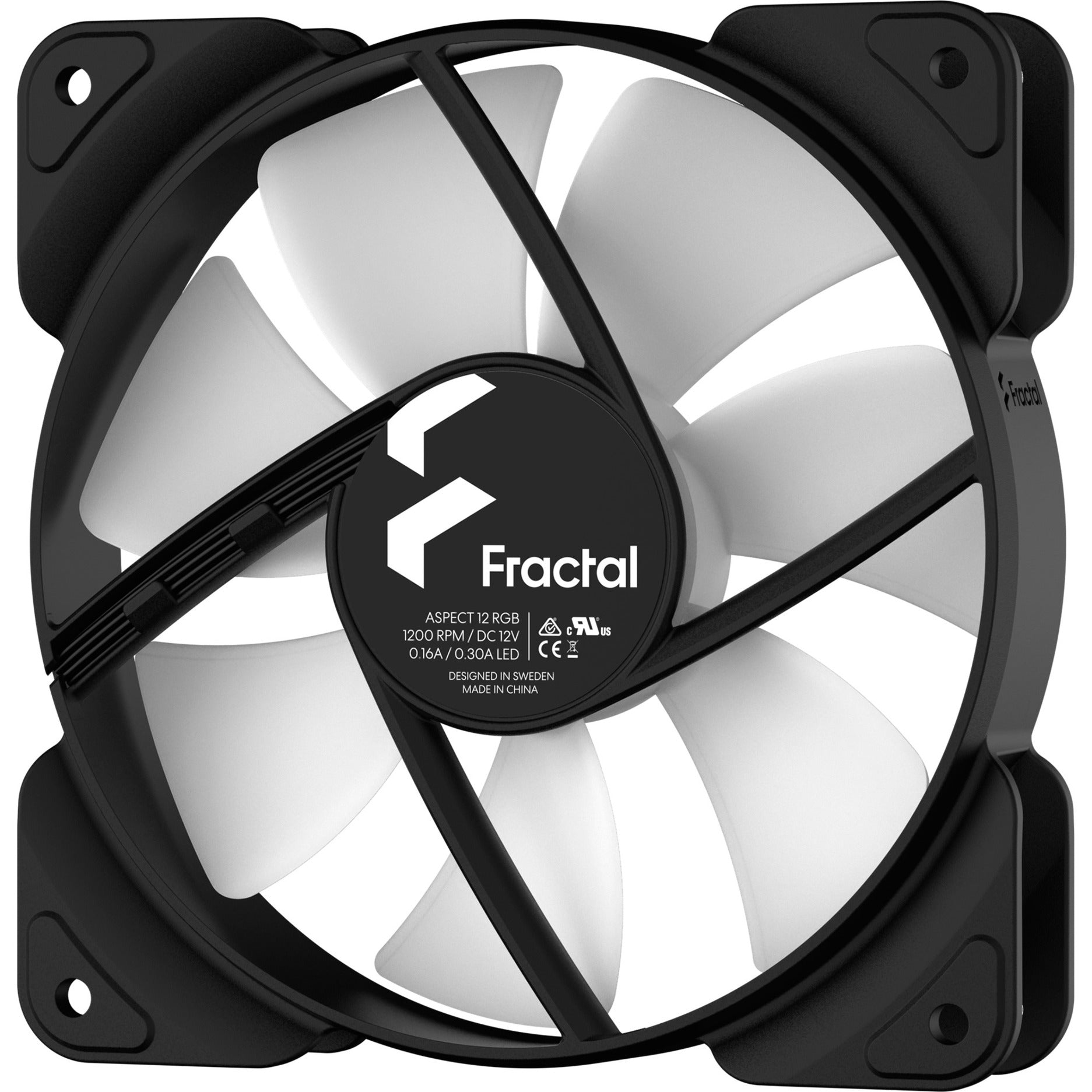 Fractal Design Aspect 12 RVB Black Frame 3-pack