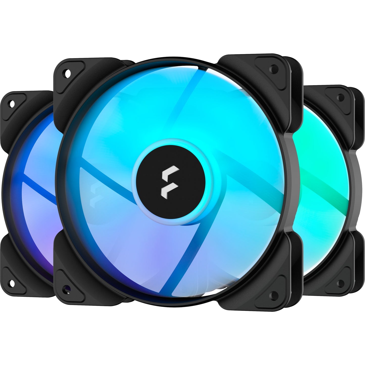 Fractal Design Aspect 12 RVB PWM Black Frame 3 Pack de ventilateur