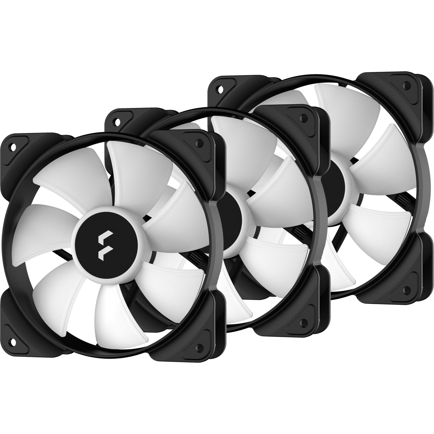 Fractal Design Aspect 12 RVB PWM Black Frame 3 Pack de ventilateur