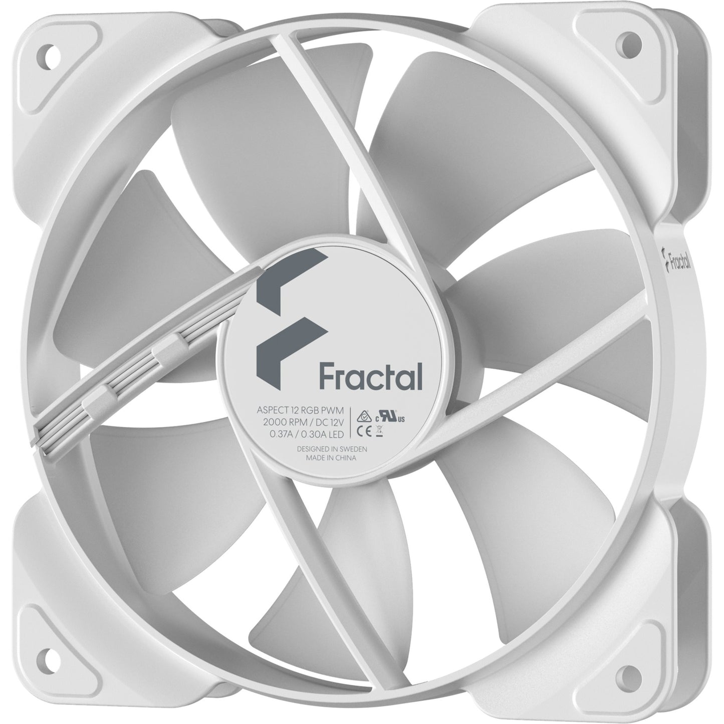 Aspect de conception fractale 12 RVM PWM White Frame