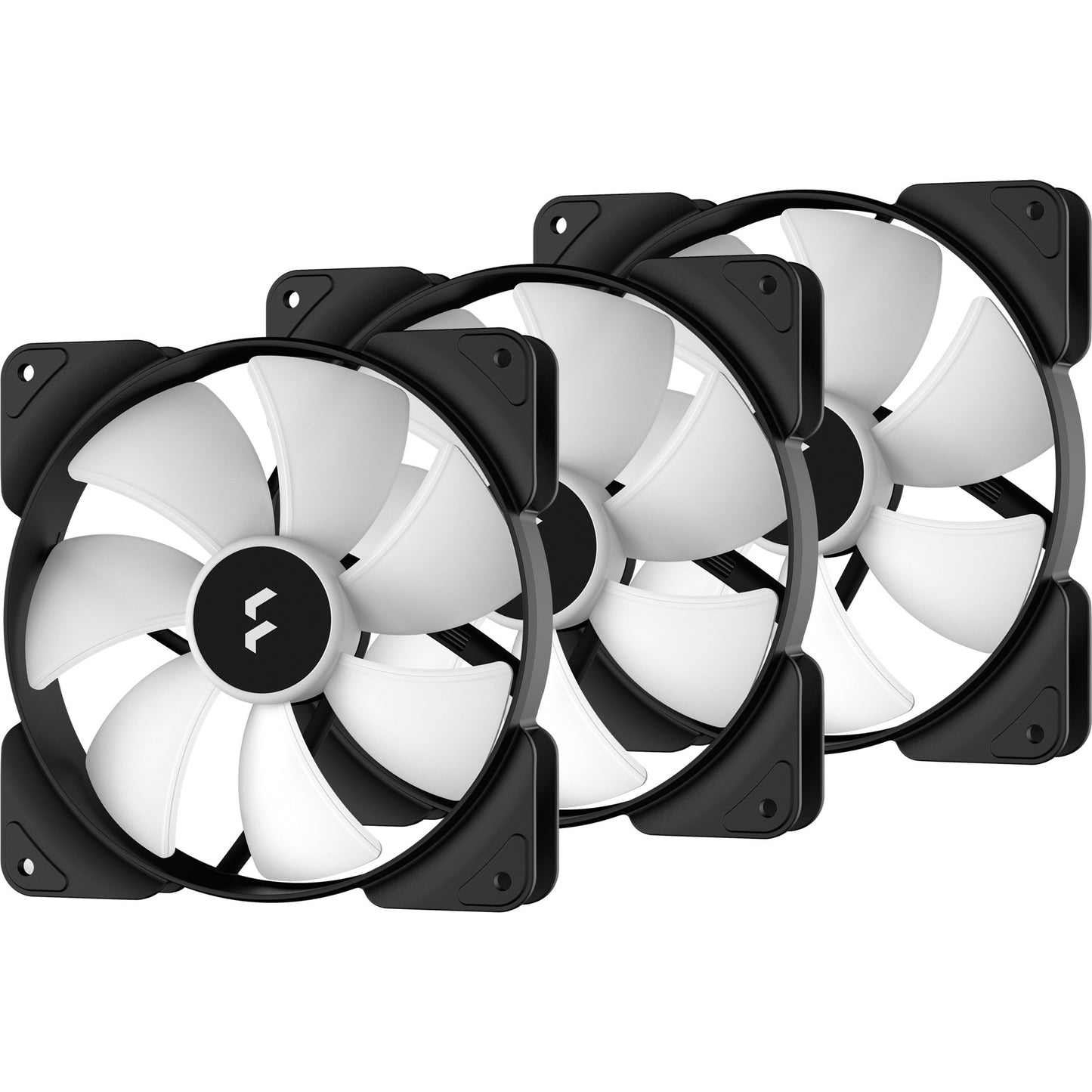 Fractal Design Aspect 14 RVB PWM Black Frame 3 Pack de ventilateur