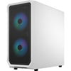 Focus de conception Fractal 2 RVB White Tg Clear Tint