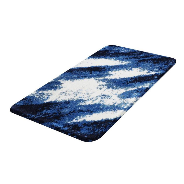 Tapis de bain maison hollandaise fréjus 60x90 bleu