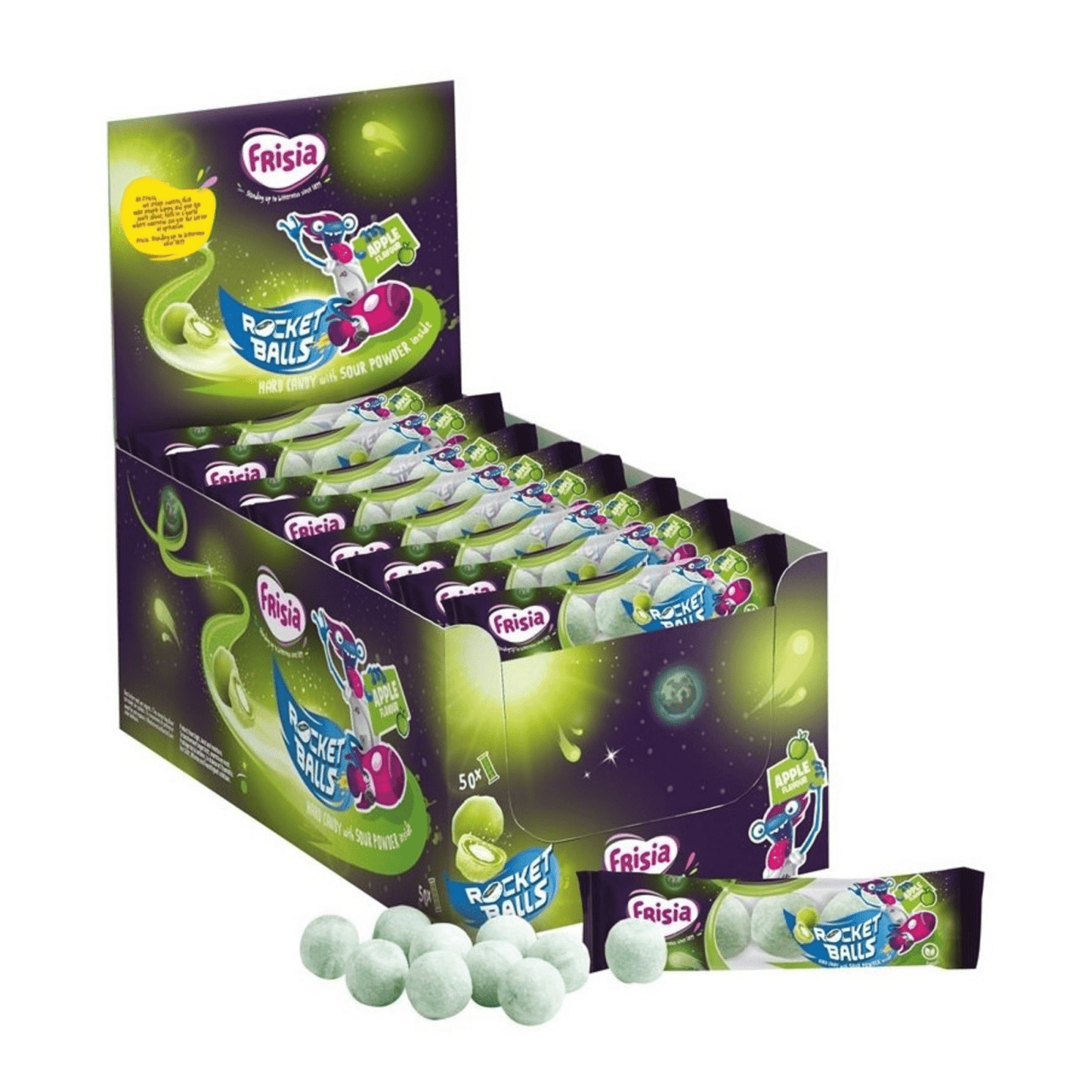 Boules de fusée Frisia pomme (50x paquet de 5)
