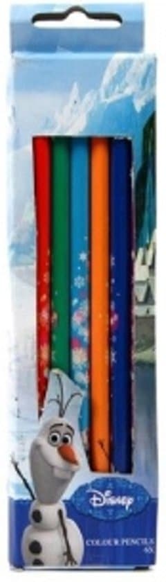 Van der Doelen Frozen Colord Crayons dans la boîte 6 pièces