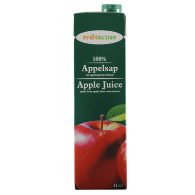 Pack de jus de pomme Fruit Action 100% (6x 1 litre)