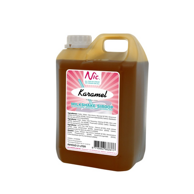 Sirop de milkshake Nic caramel au caramel (2 litres)