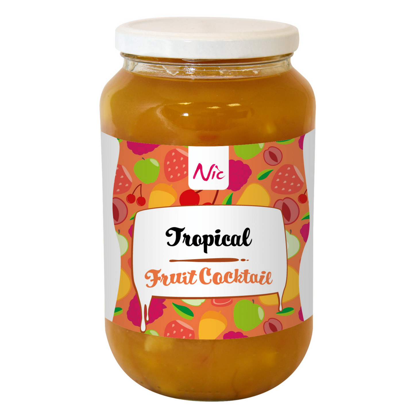 Nic fruits tropicaux sur pot épais monsieur (1,15 kg)
