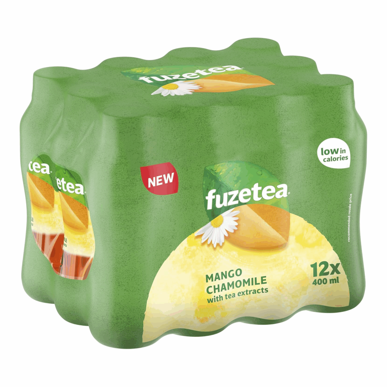 Thé Fuze thé vert mangue camomille bouchon (12x 40cl)