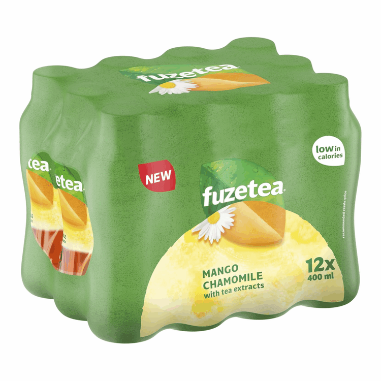 Thé Fuze thé vert mangue camomille bouchon (12x 40cl)