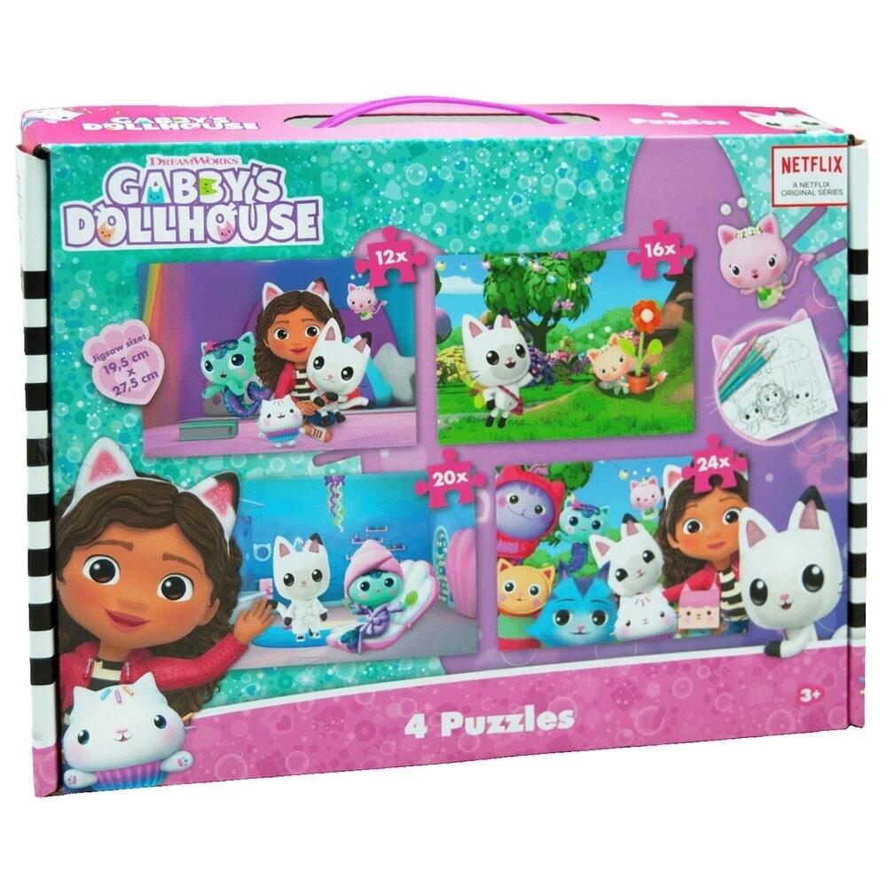 La maison de poupée de Gabby 4 puzzles