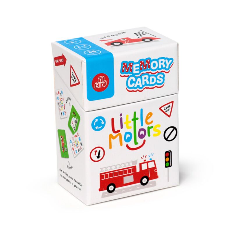 Ensemble de cartes mémoire pour enfants de petits moteurs