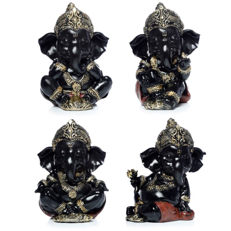 Ganesh en or noir