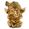 Set 3 Golden Ganesh Hear ne dit pas de mal
