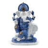Méditation de Ganesh bleu blanc