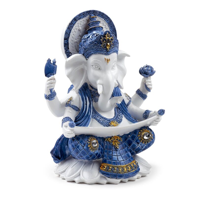 Connaissances de Ganesh bleu blanc