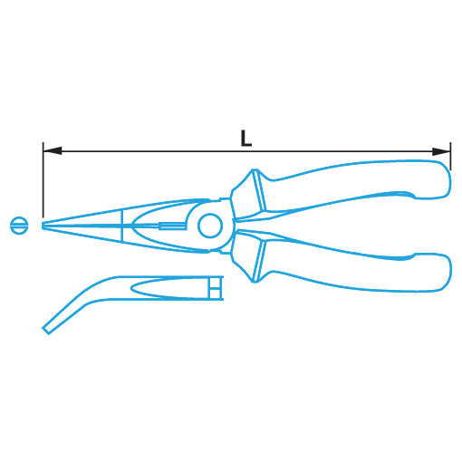 Bernese 100527 Téléphone Tang Bent 205 mm