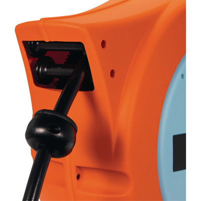 Berner enrouleur pneumatique 15bar 10m ø8mm auto-rétractable bleu