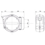 Berner enrouleur pneumatique 15bar 10m ø8mm auto-rétractable bleu - afbeelding 5