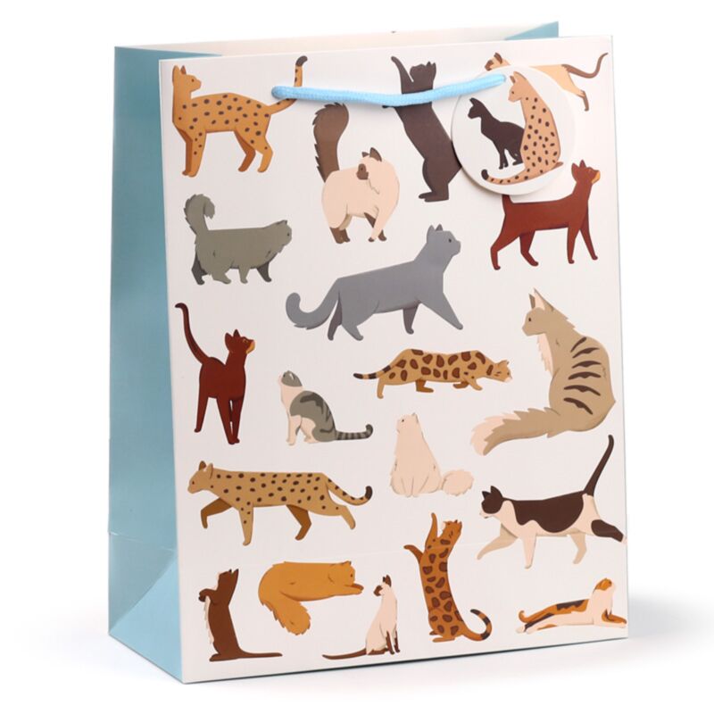 Fine Cats félins - grands sacs-cadeaux
