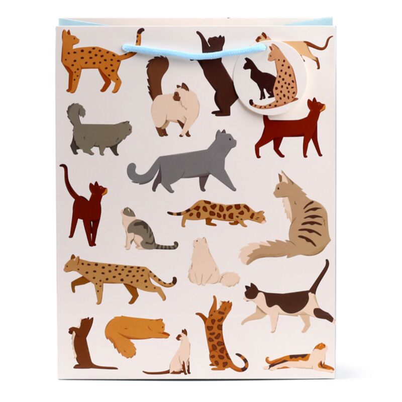 Fine Cats félins - grands sacs-cadeaux