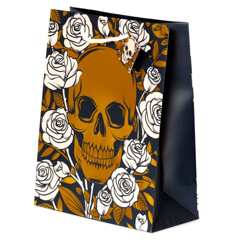 Roses de calendrier métallique - Sac cadeau grand