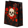 Crâne et roses Roses rouges - sac cadeau grand