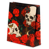 Bag cadeau de rose rouge du crâne et rouge xl