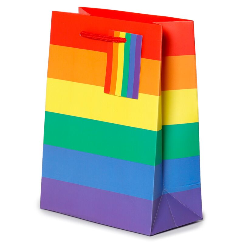 Partout arc-en-ciel - Sac cadeau médium
