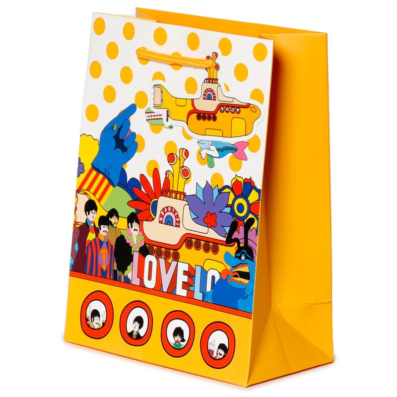Les Beatles Yellow Submarine Love - Sac cadeau médium