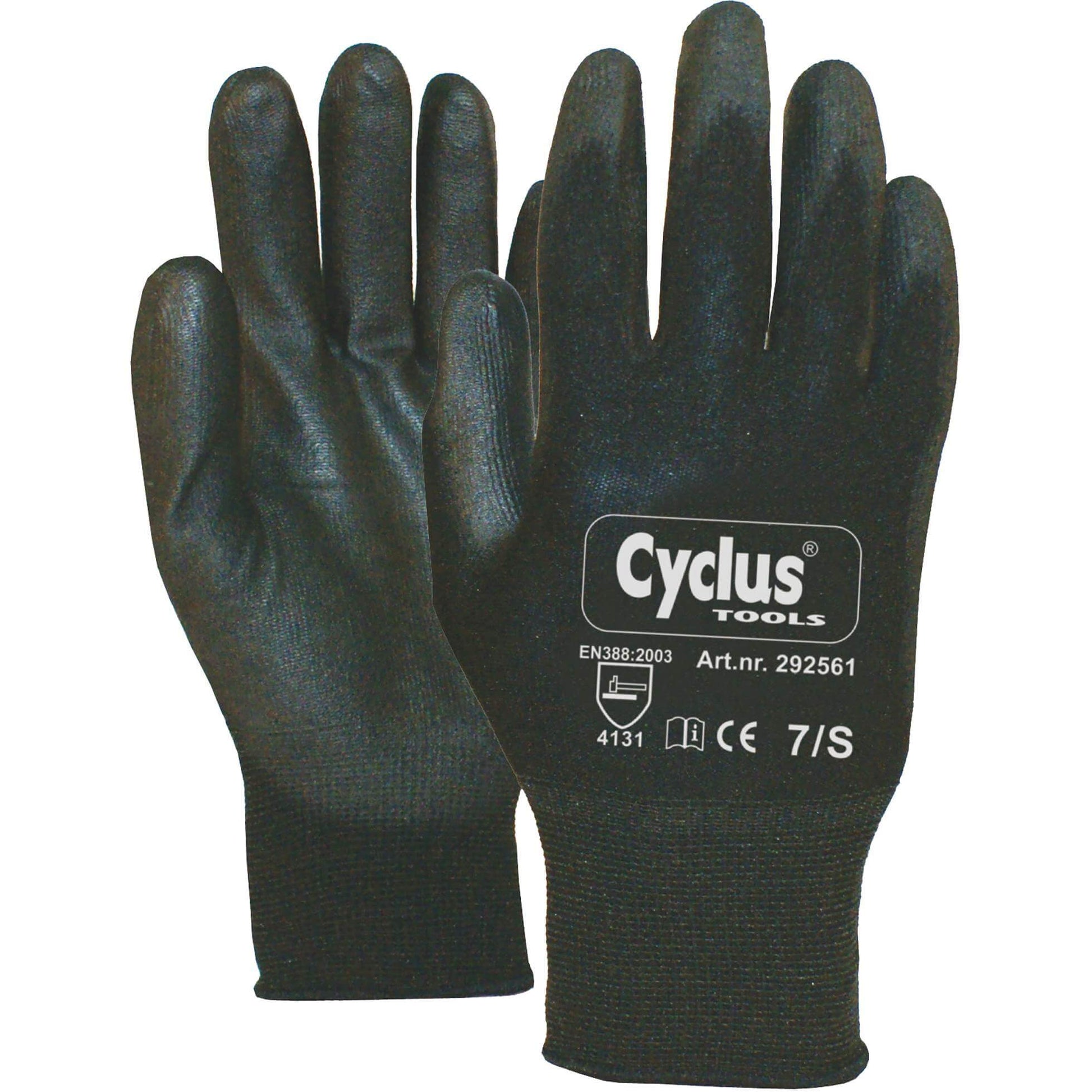 Gant de travail Cycplus Nylon S 7 L+R collet rouge Cyclus 292561