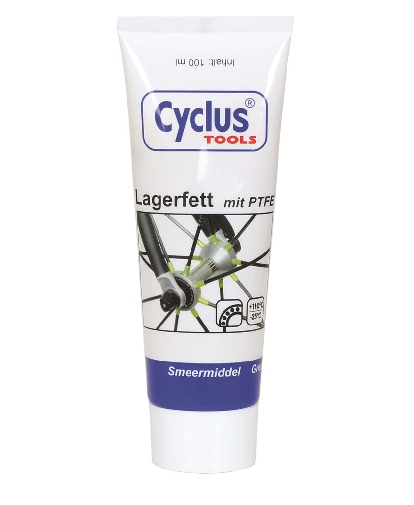 Tube blanc à laine de cycle 100gr.