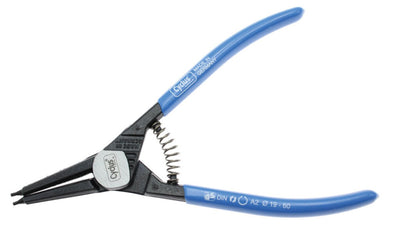 Pince à circlips cycle Cycplus 19-60mm avec ressort, NICr, pour pince externe