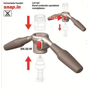 Cycplus Snap-In SN-50-W STRADER POUR SYNE SYSTE CYCLE 7202750