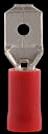 Box A 100 curseur plat homme 6.3 rouge