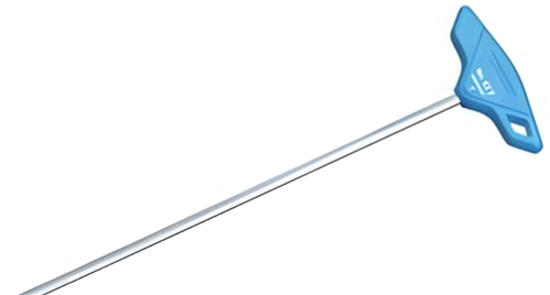 Clé hexagonale Gedore poignée en T 2,5 mm (nml)