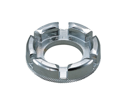 Hozan nipple tensioner round chrome C-120