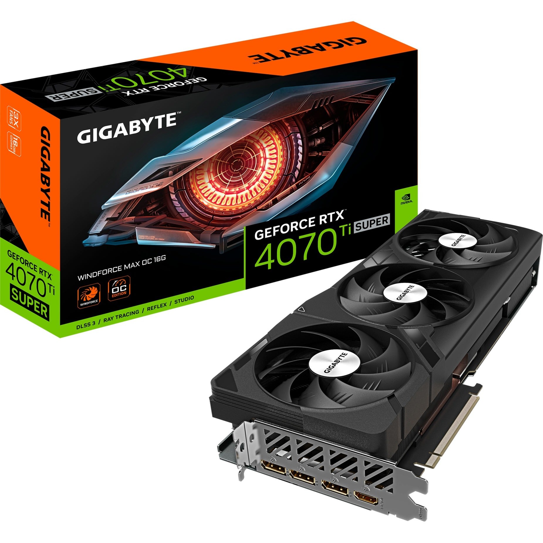 Gigaoctet geforce rtx 4070 ti super windforce max oc 16g