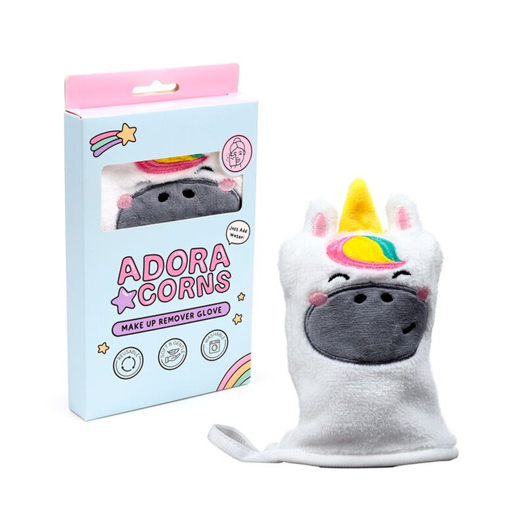 Gant de toilette démaquillant Astra la licorne adoracorns