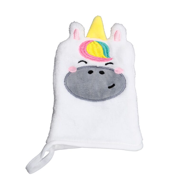 Gant de toilette démaquillant Astra la licorne adoracorns