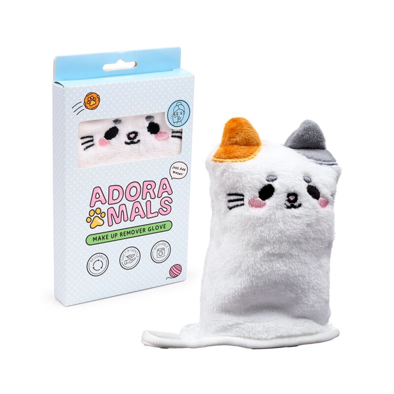 Gant de toilette démaquillant Lola le chat Adoramals